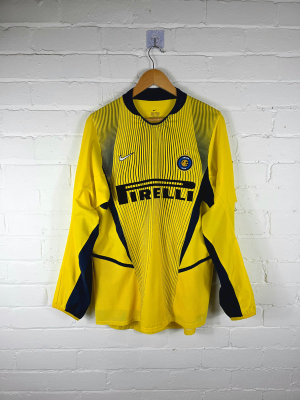 Nike Inter Milan 2002/03 Player Spec Long Sleeve 3rd Goalkeeper Shirt Medium