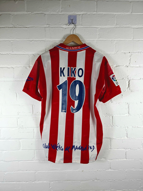 Reebok Atletico Madrid 1998/99 'Kiko 19' Home Shirt Medium