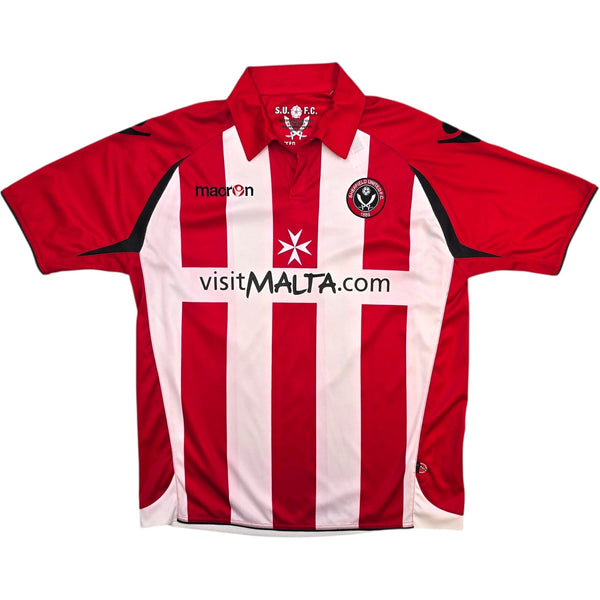 2009/10 Sheffield United Home Football Shirt (M) Macron