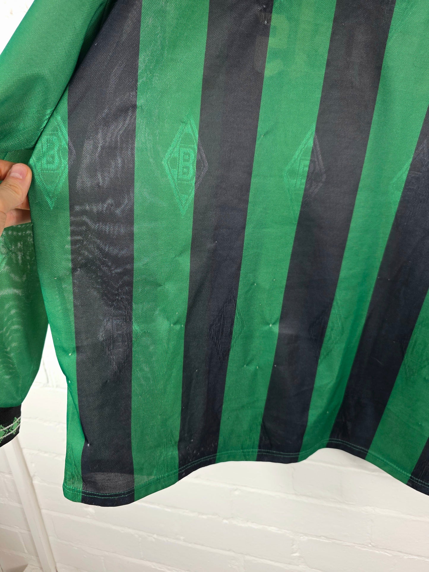 Reebok Borussia Monchengladbach 1995/96 Long Sleeve Home Shirt XL