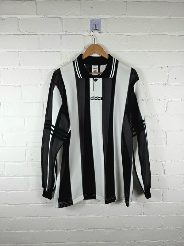 Adidas 1990s Long Sleeve Vintage Template Football Shirt Large