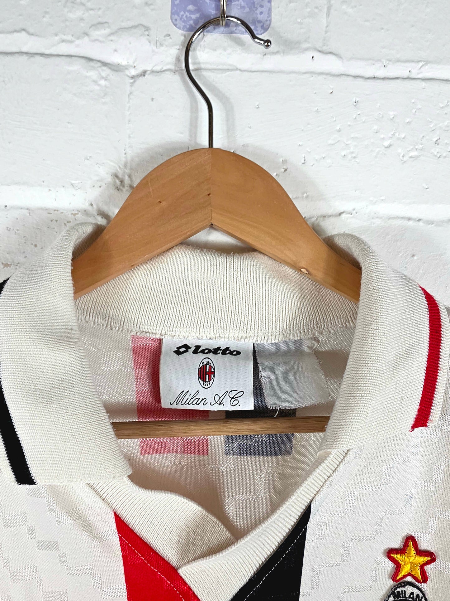 Lotto AC Milan 1995/96 Away Shirt Medium