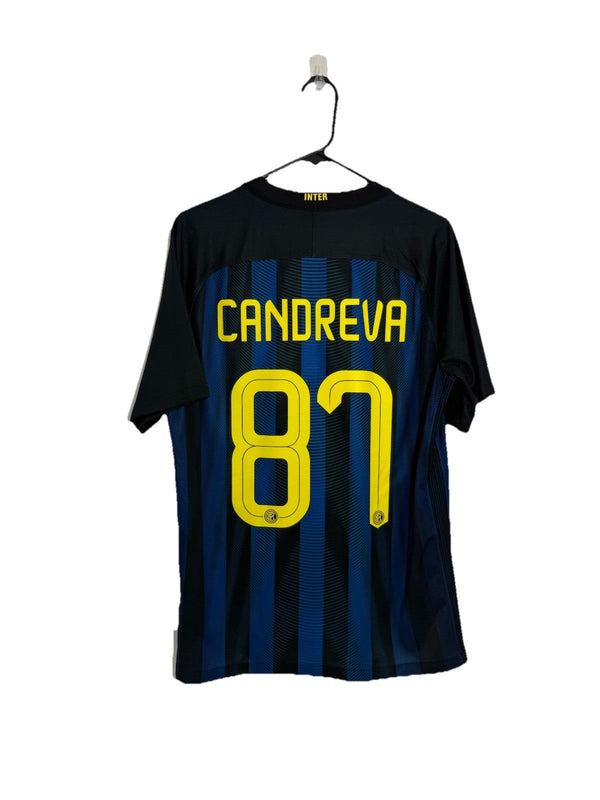 Inter Milan Candreva #87 2016/17 Home Medium Excellent Condition 776891-011