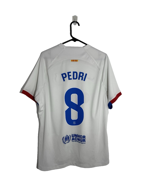 Barcelona Pedri #8 2023/24 Away XL Shirt Excellent Condition DX2686-101