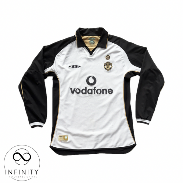 Manchester United Centenary Reversible Away Shirt LS 2001/02 (M) Beckham 7