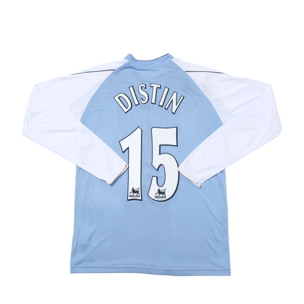 2006/07 Manchester City Home Shirt Reebok Distin (M)