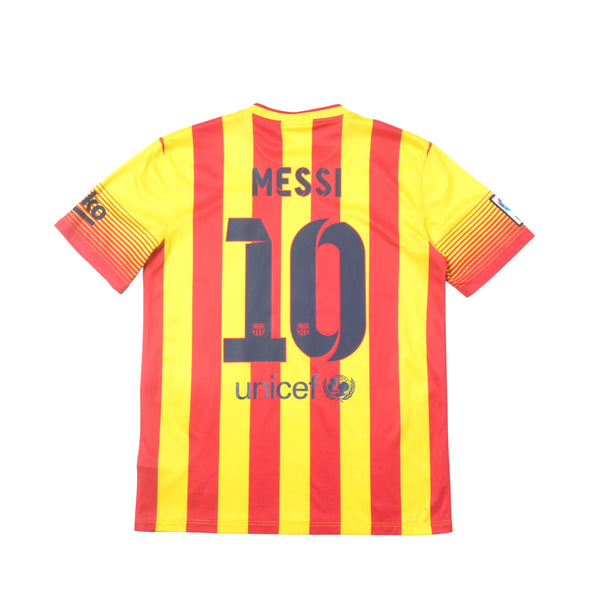 2013/14 Barcelona Away Shirt Nike Messi (M/L)