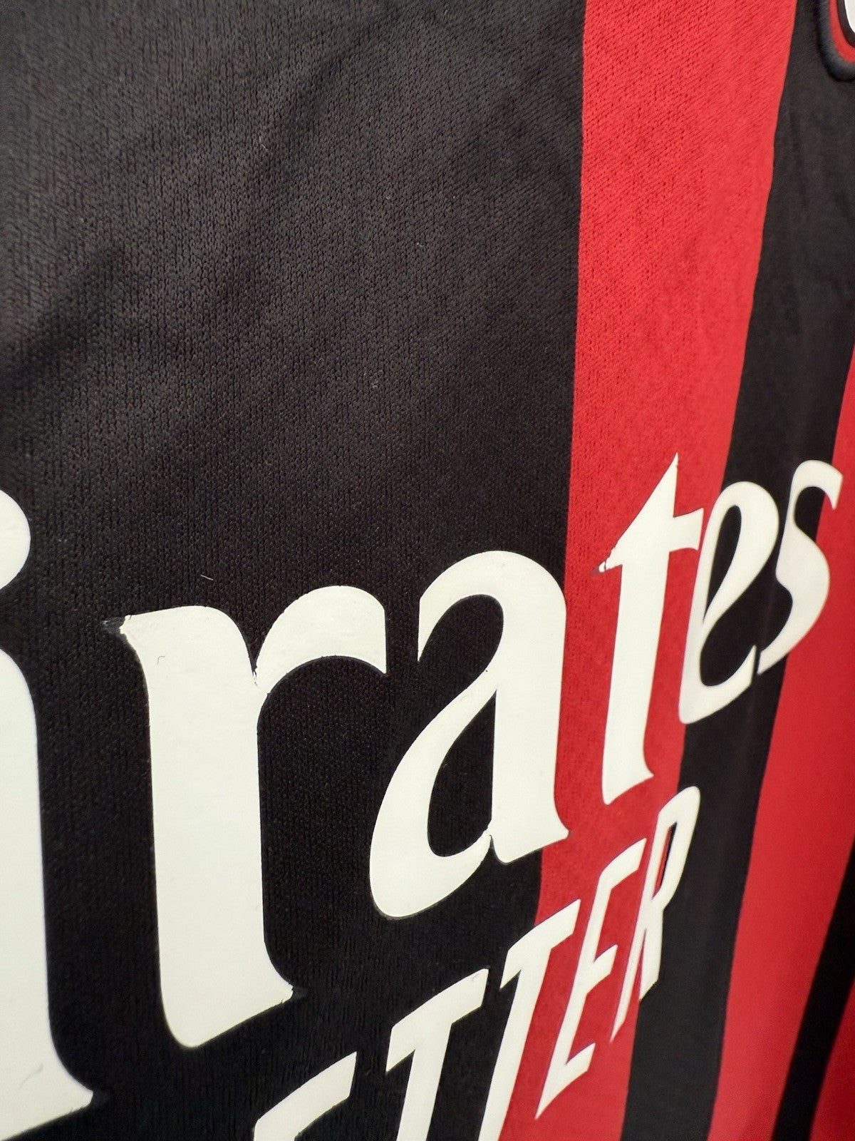 AC Milan Kjaer #24 2021/22 Medium Home Shirt Puma Excellent Condition 759122-01