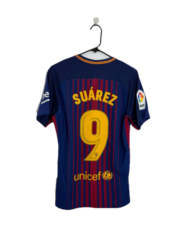 Barcelona Suarez #9 2017/18 Small Aeroswift Home Excellent Condition 847190-456