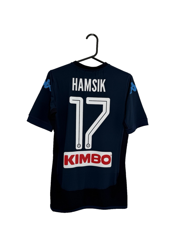 SSC Napoli Hamsik #17 2017/18 Medium 3rd Kappa Slim Shirt Excellent Condition