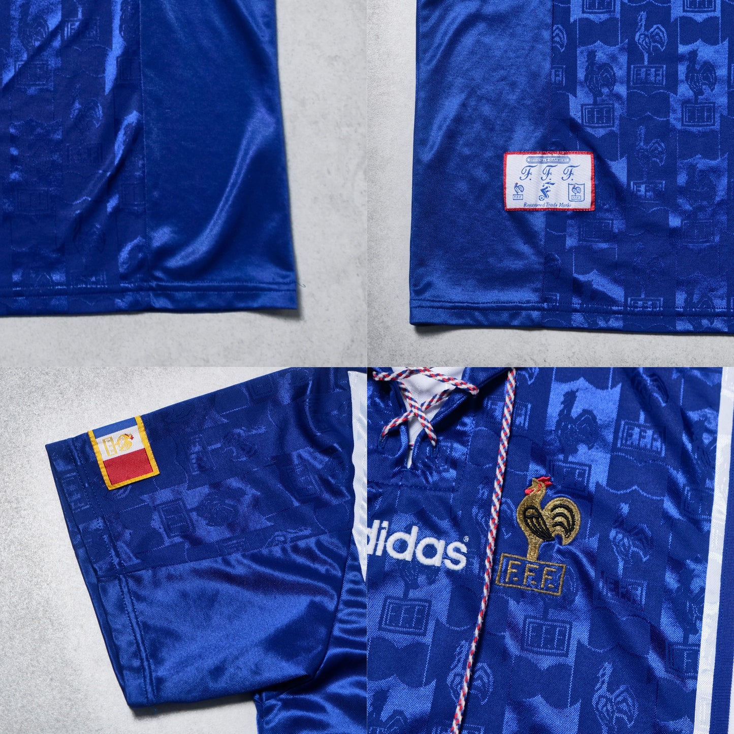 1996/98 France Home Shirt Adidas (L/XL)