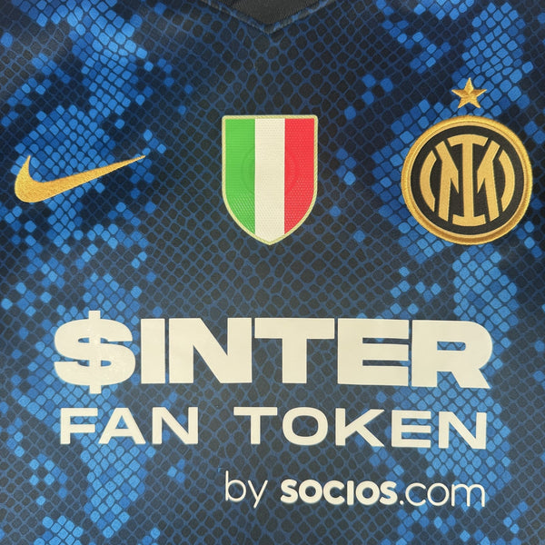 Inter Milan 2021/2022 Home Football Shirt Small