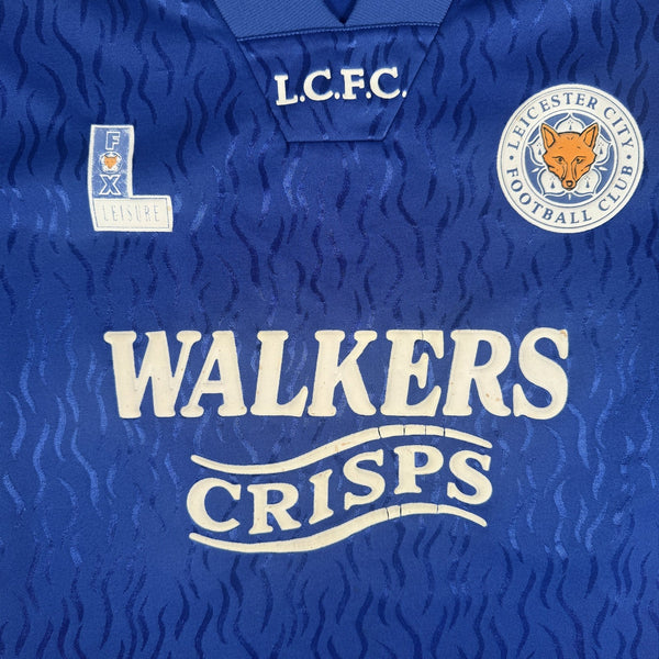 Leicester City 1992/1993/1994 Home Football Shirt Large
