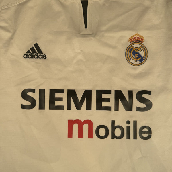 Real Madrid 2003/2004 Home Football Shirt XL