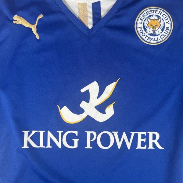 Leicester City 2013/2014 Home Football Shirt Large