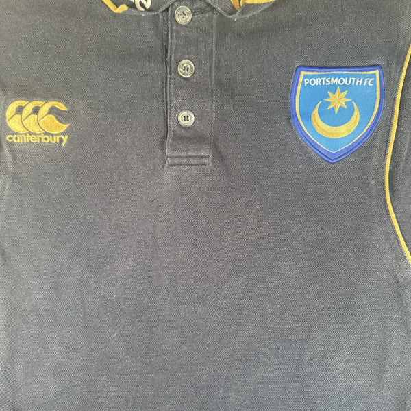 Portsmouth 2009/2010 Canterbury Football Polo Shirt XL test