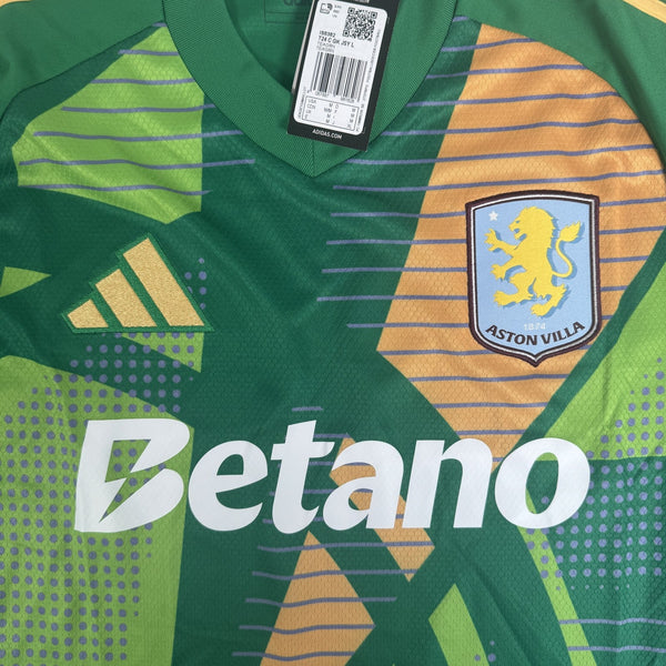 Aston Villa 2024/2025 Goalkeeper Football Shirt Medium BNWT