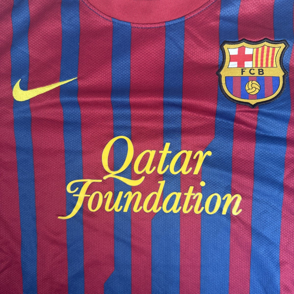 Barcelona 2011/2012 Home Long Sleeve Football Shirt Large