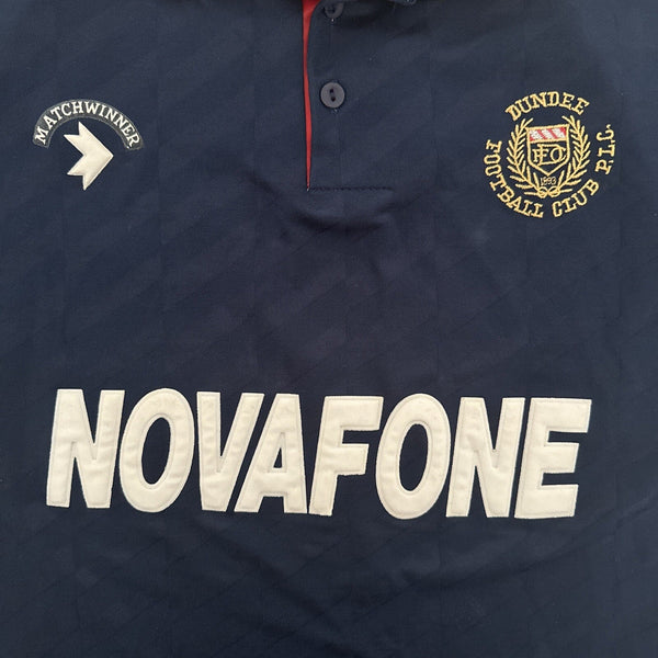 Dundee FC 1989/1990 Home Football Shirt Medium