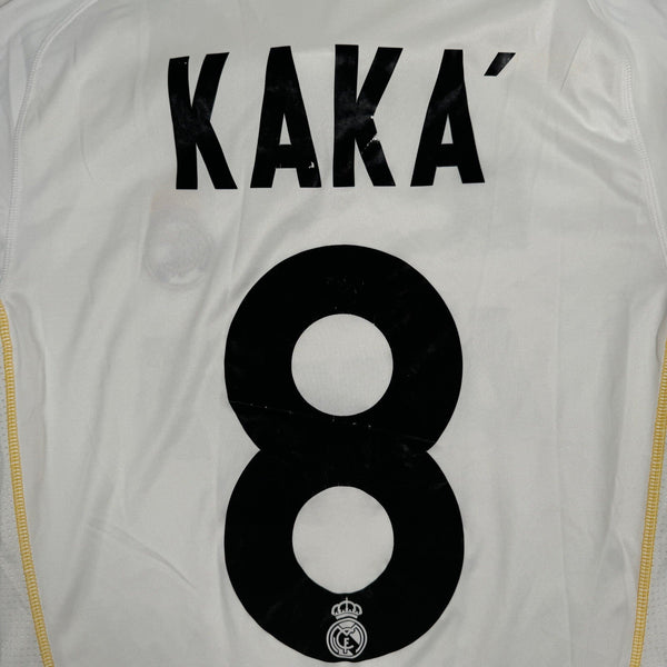 KAKA 8 Real Madrid 2009/2010 Home Football Shirt Medium