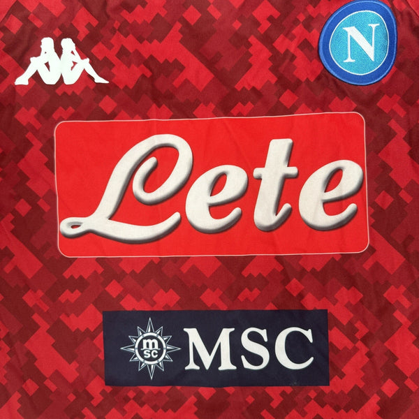 SSC Napoli 2019/2020 Goalkeeper Football Shirt Medium