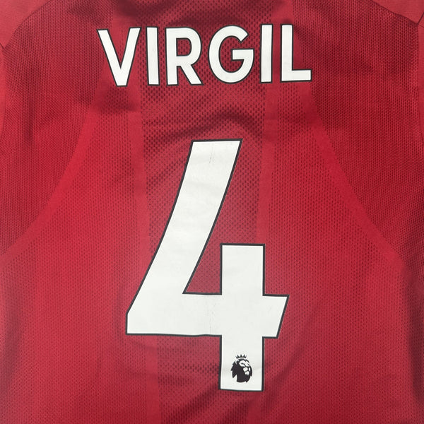 VIRGIL 4 Liverpool 2019/2020 Home Football Shirt Small