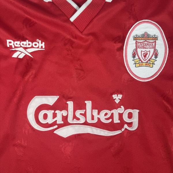 Liverpool 1996/1997/1998 Home Football Shirt Large