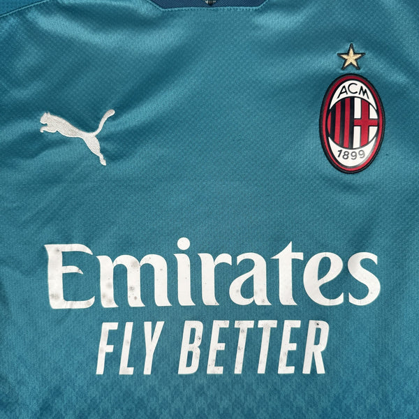 AC Milan 2020/2021 Third Football Shirt Small