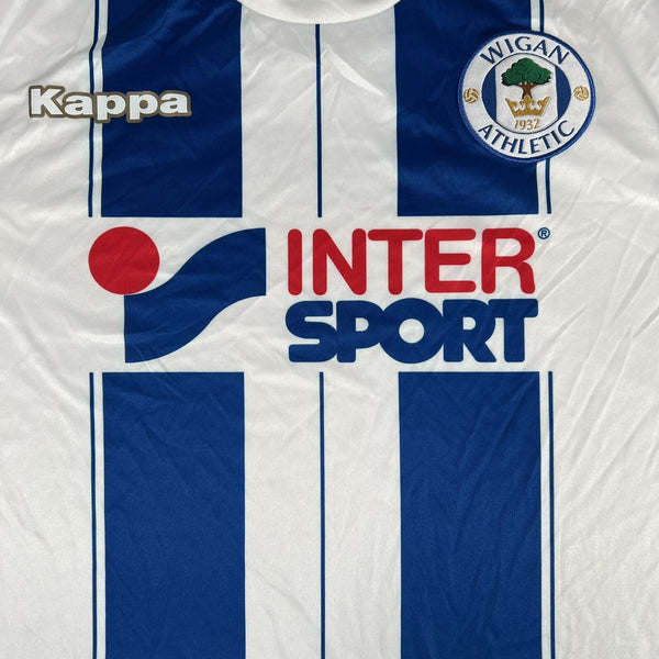 Wigan Athletic 2017/2018 Home Football Shirt Long Sleeve XL