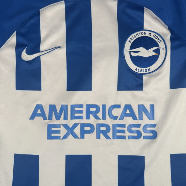Brighton & Hove Albion 2023/2024 Home Football Shirt Small