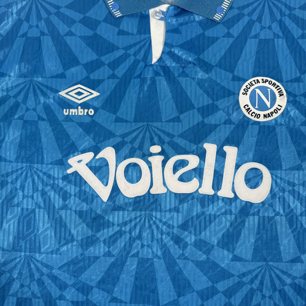 SSC Napoli 1991/1992/1993 Home Football Shirt XL