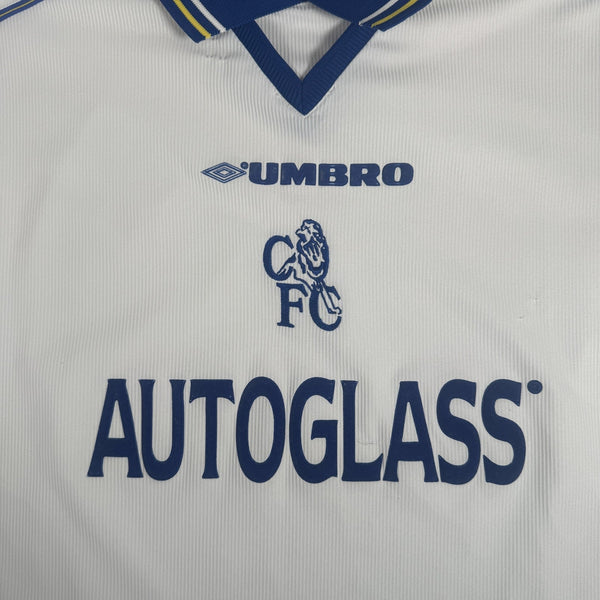 Chelsea 1998/1999/2000 Away Football Shirt Large