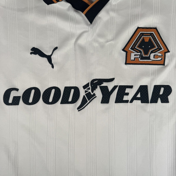 Wolverhampton Wanderers Wolves 1999/2000 Away Long Football Shirt Large