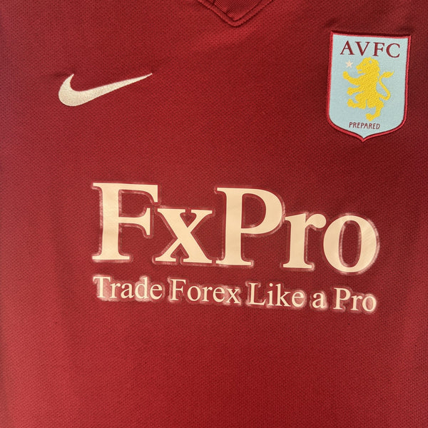 Aston Villa 2010/2011 Home Football Shirt Medium
