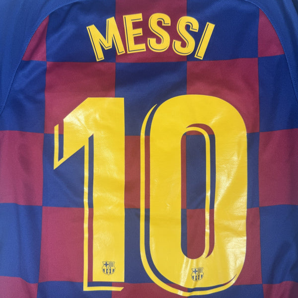 MESSI 10 Barcelona 2019/2020 Home Football Shirt Small