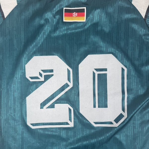 BIERHOFF 20 Germany 1996/1997/1998 Away Football Shirt Medium