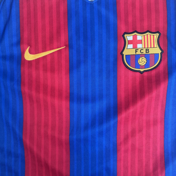 Barcelona 2016/2017 Home Football Shirt Small