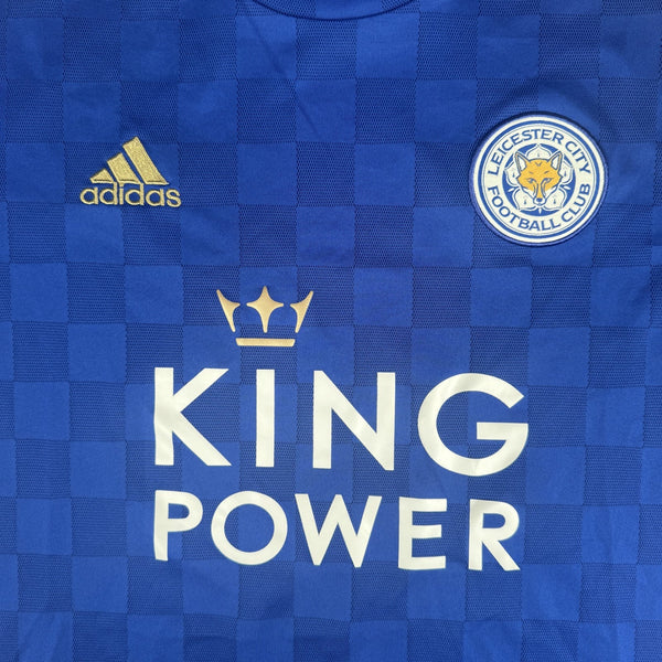 Leicester City 2019/2020 Home Football Shirt Large