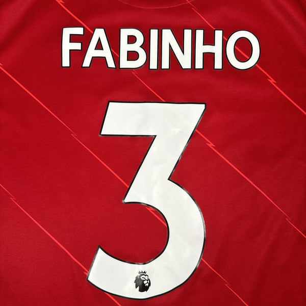 FABINHO #3 Liverpool 2021/2022 Home Football Shirt Large