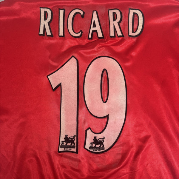 RICARD 19 Middlesbrough 1998/1999 Home Football Shirt Large