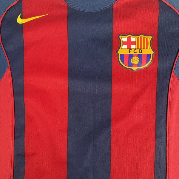 Barcelona 2004/2005 Home Football Shirt Small