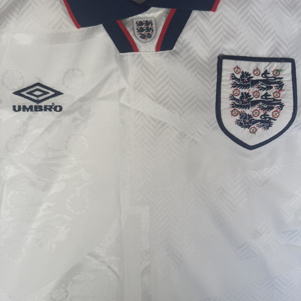 England 1993/1994/1995 Home Football Shirt Large