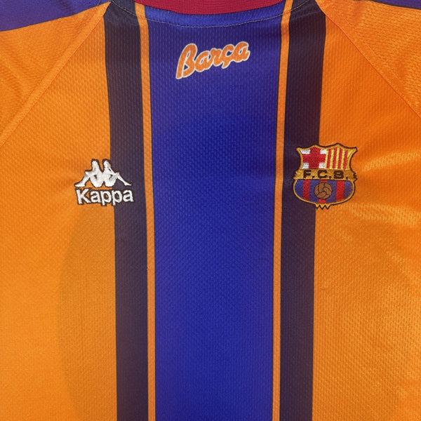 Barcelona 1997/1998 Away Football Shirt Medium