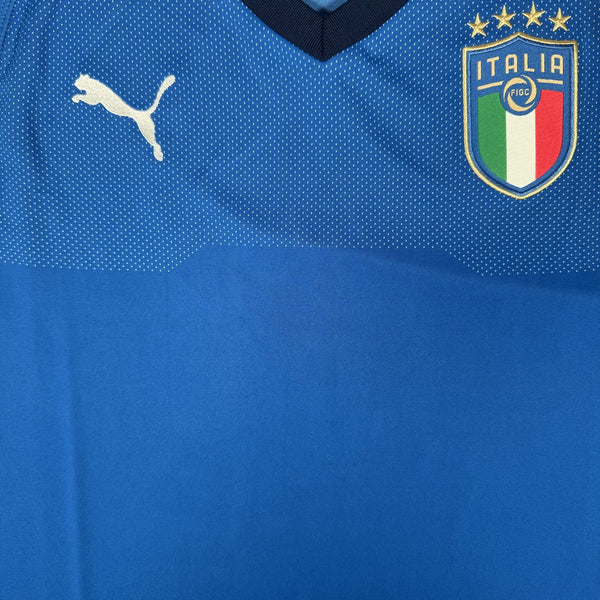 Italy 2018/2019 Home Long Sleeve Football Shirt Medium
