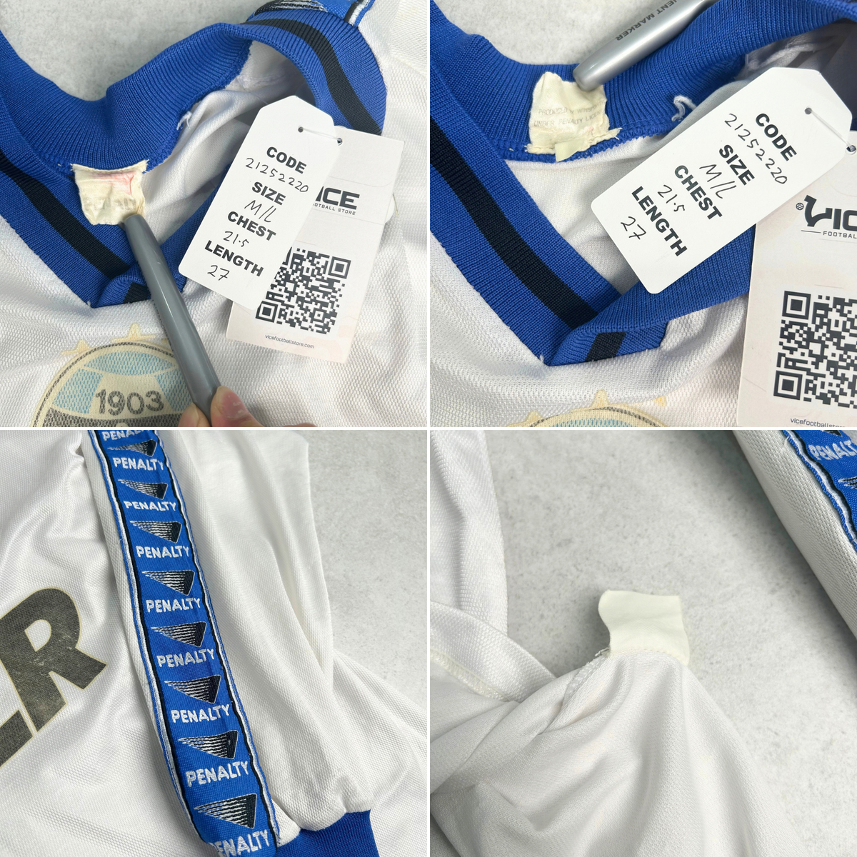 1995 Grêmio Training Shirt Penalty (M/L)
