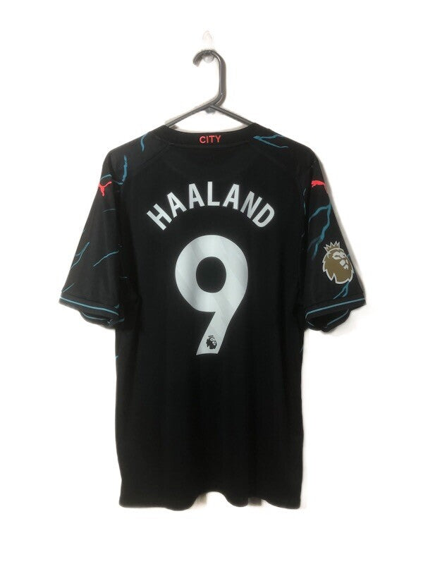 Manchester City Haaland #9 2023/24 XL 3rd Shirt Excellent Condition 770461-03