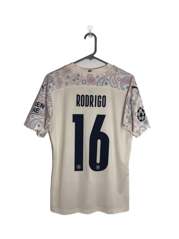 Manchester City Rodrigo #16 2020/21 Medium CL 3rd Excellent Condition 757095-03