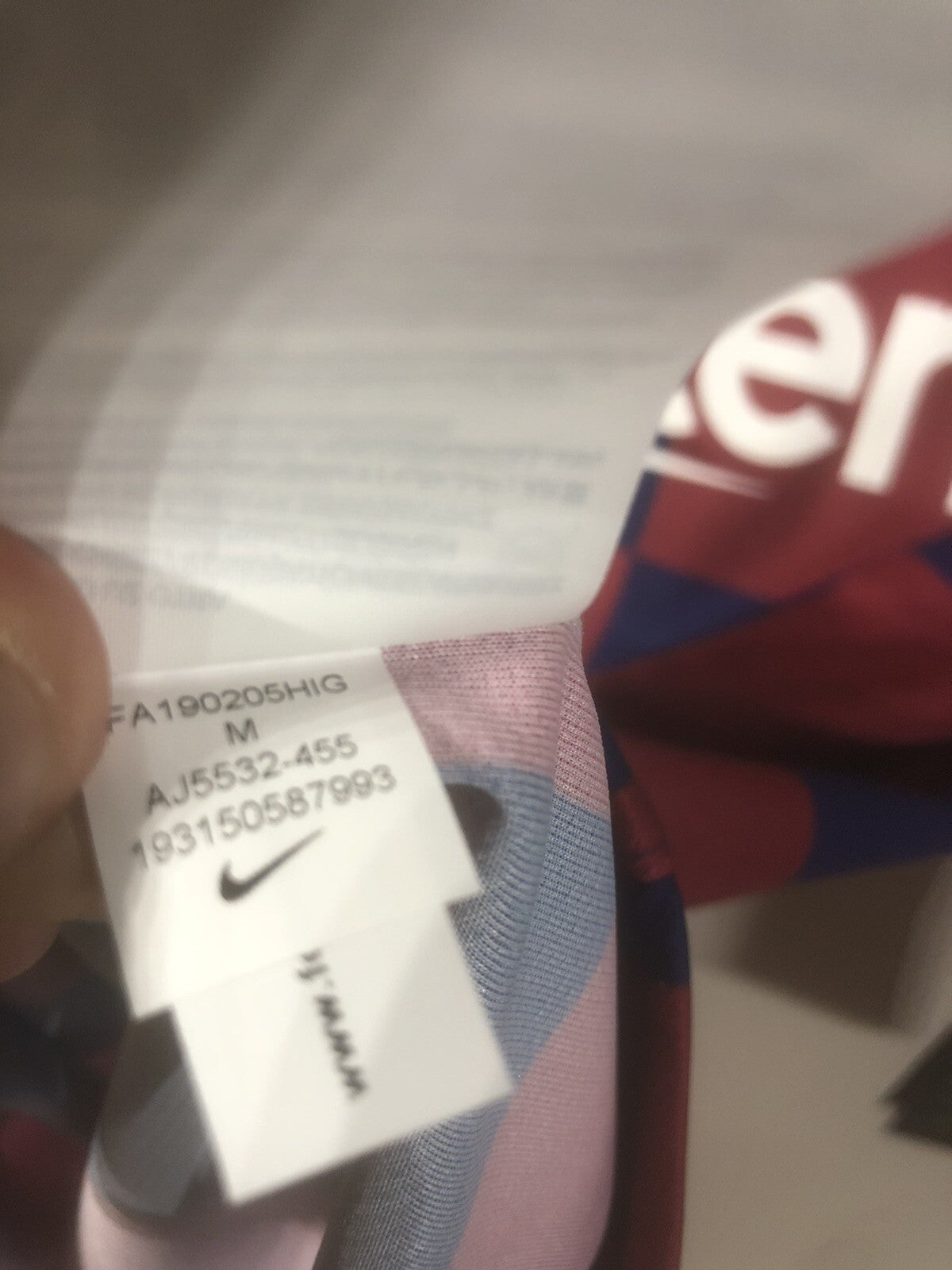 Barcelona Griezmann #17 2019/20 Medium Champions League Home BNWT AJ5532-455