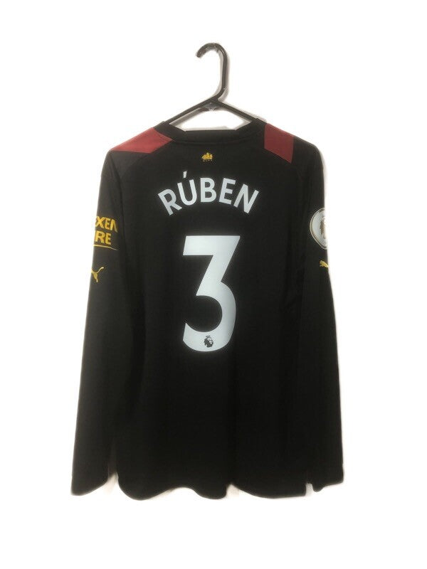 Manchester City Ruben #3 2022/23 Treble XL Away Excellent Condition 765723-02