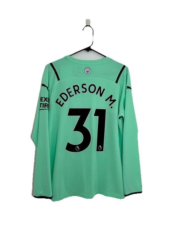 Manchester City Ederson M. #31 2021/22 Medium L/S GK Shirt BNWT 764618-50